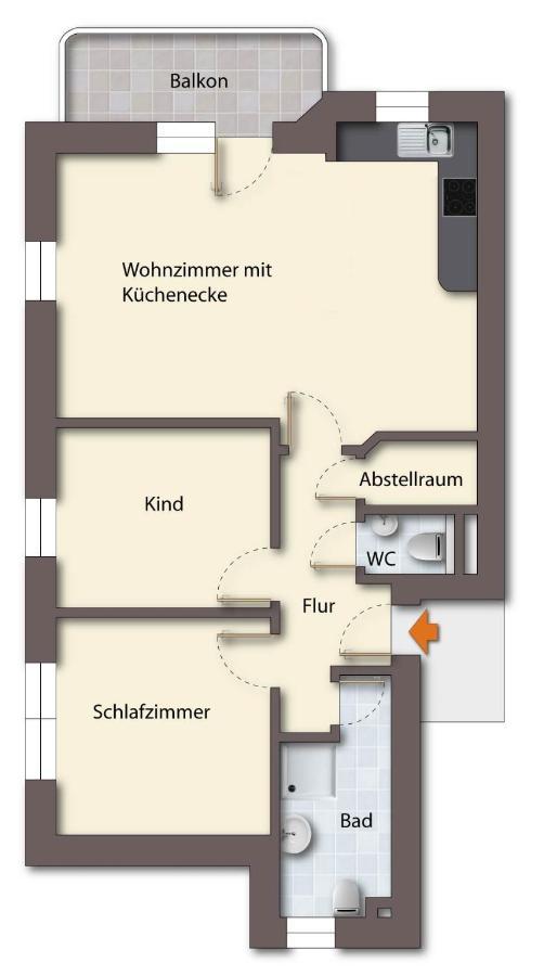 Ferienwohnung Annegret Дорнумерзиль Экстерьер фото